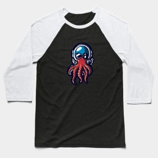 Space Octopus Baseball T-Shirt